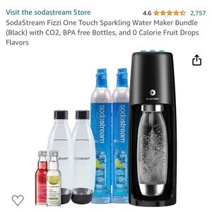 Sodastream Fizzi One Touch Bundle - New never used